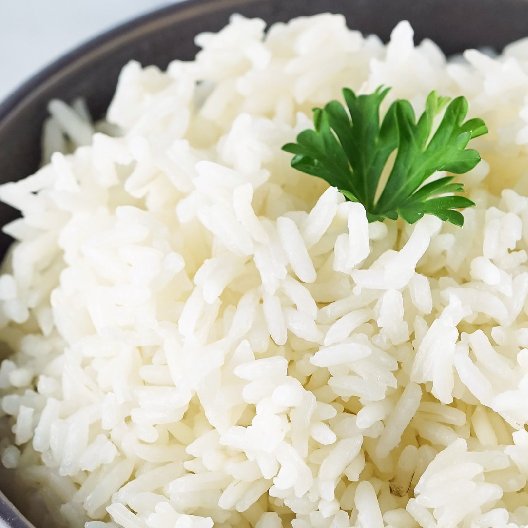 Plain white rice 528 x 528